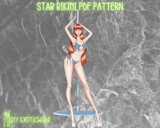 Star Bikini PDF Pattern