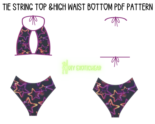 Tie Top and Bottoms PDF Pattern