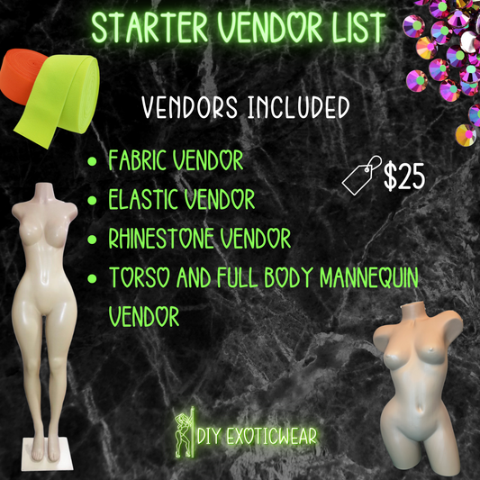 Starter Vendor List