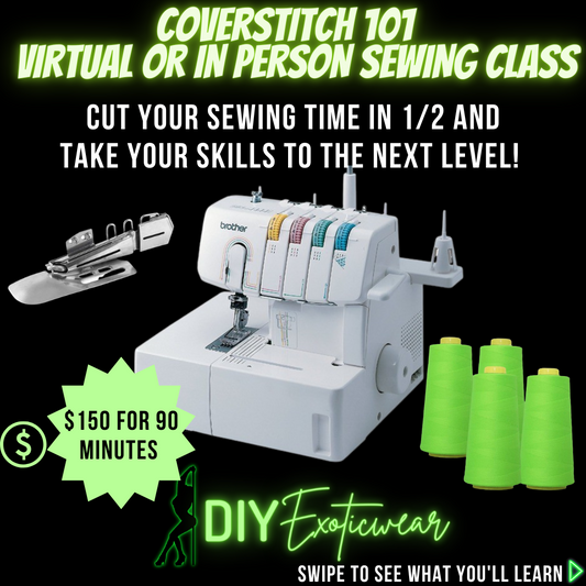 Coverstitch 101 *IN PERSON* CHARLOTTE, NC